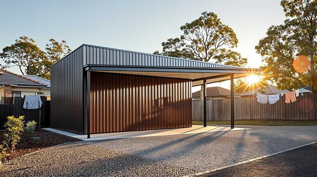 custom carport shed designs