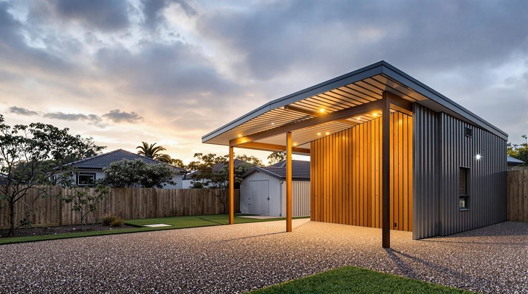 custom carport shed designs