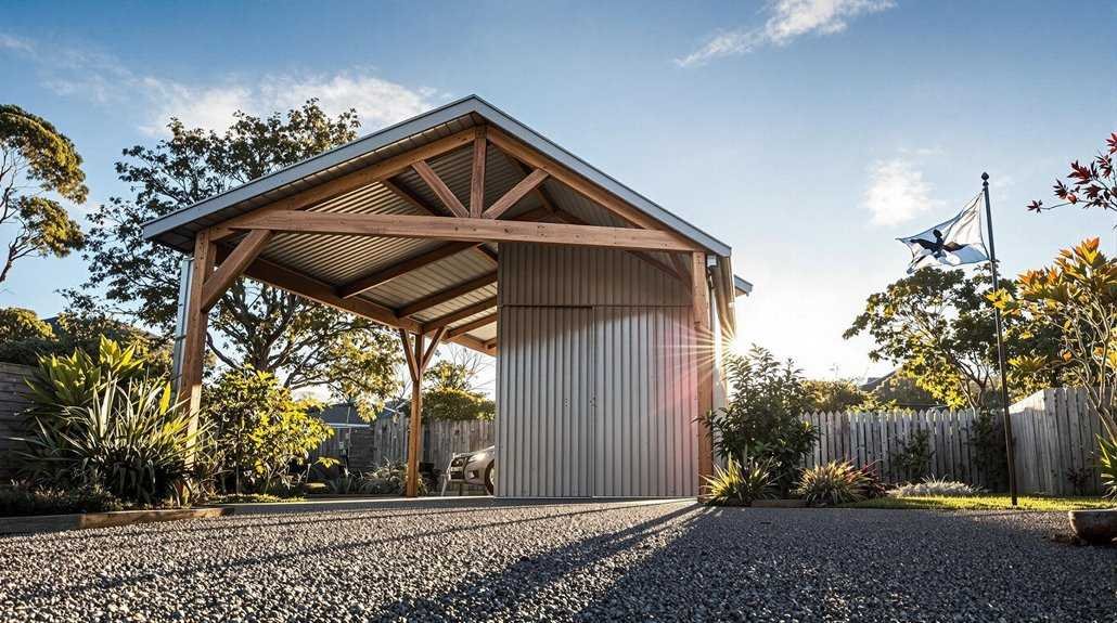 hobart carport shed security