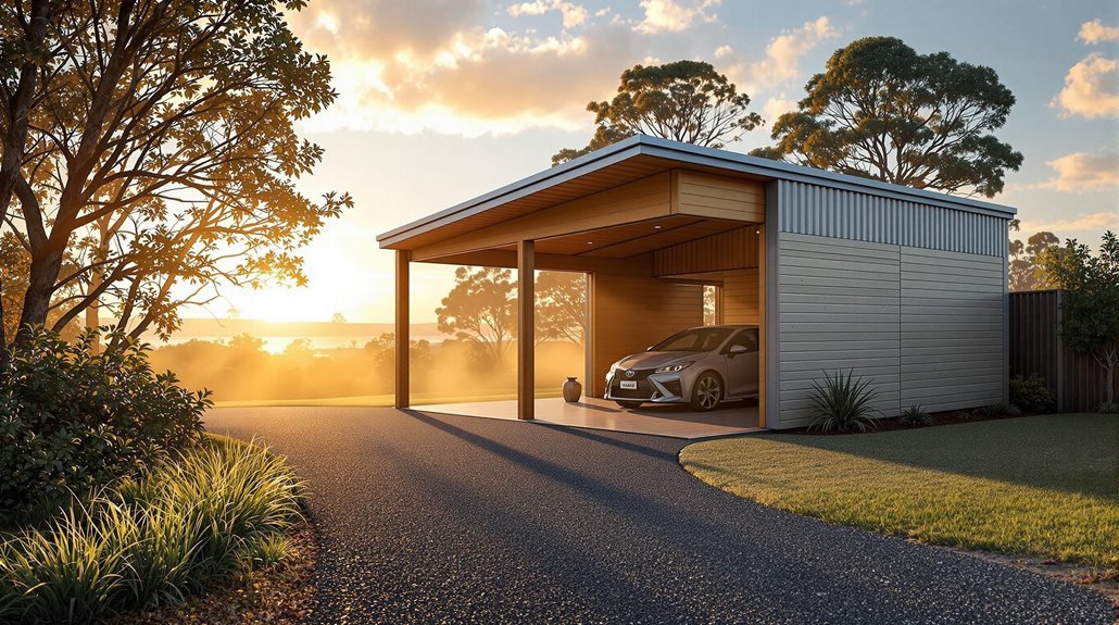 material choice for carports