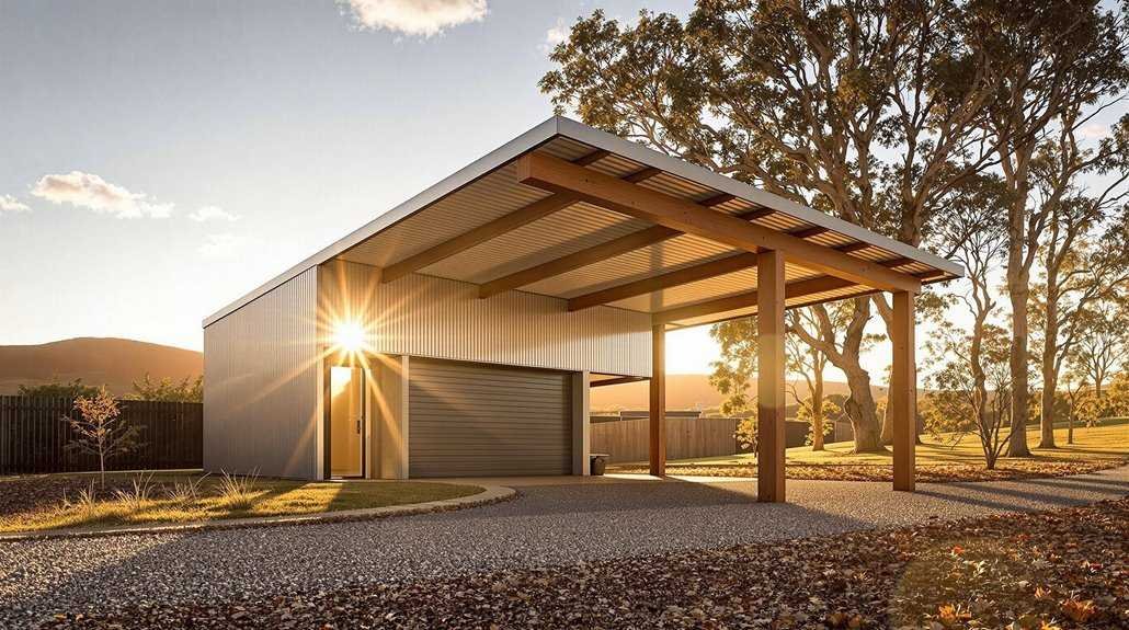 material selection for carports