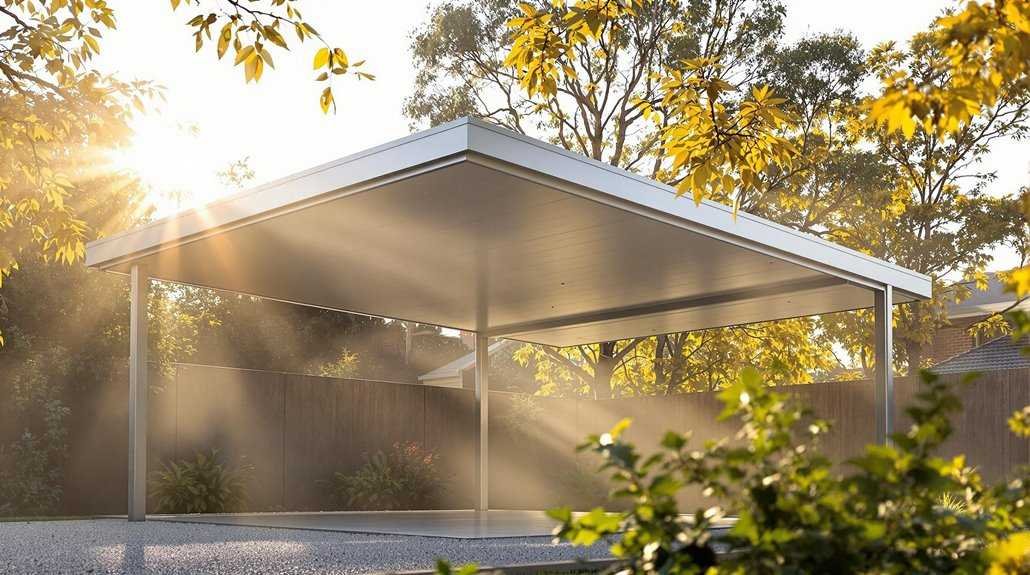 material selection for carports