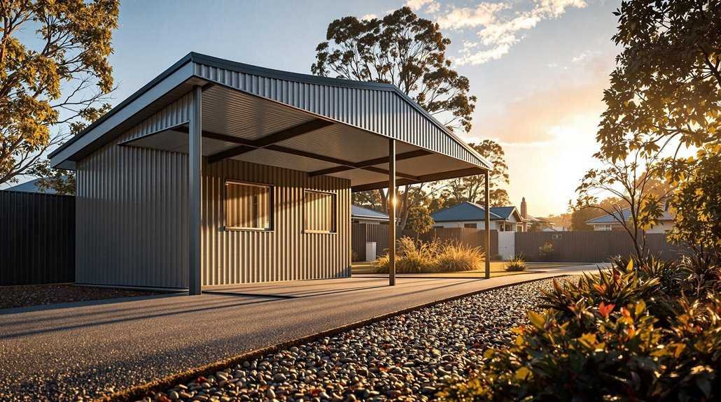 securing ballarat carport sheds
